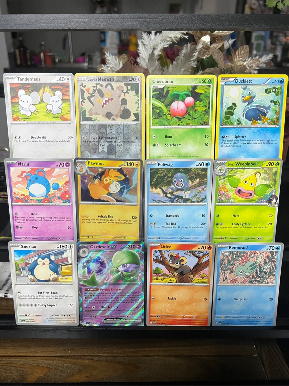 🩷Pokémon 12-card Lot-Includes holo/reverse holo/reg